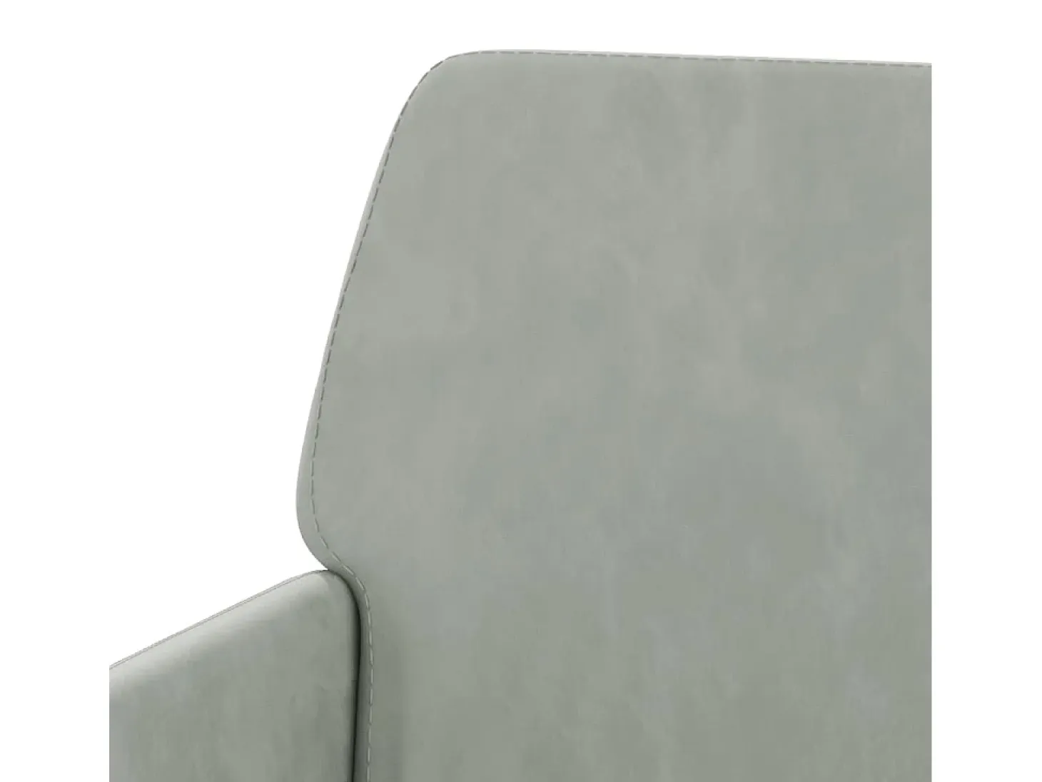 Silvenn Sillón de terciopelo gris claro 62x79x79 cm