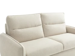 Sofá 3 plazas convertible exprés en tela beige ORELIS