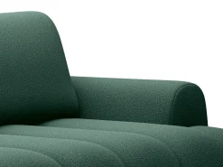 Sofá 4 plazas convertible en tejido verde abeto FRIDORA