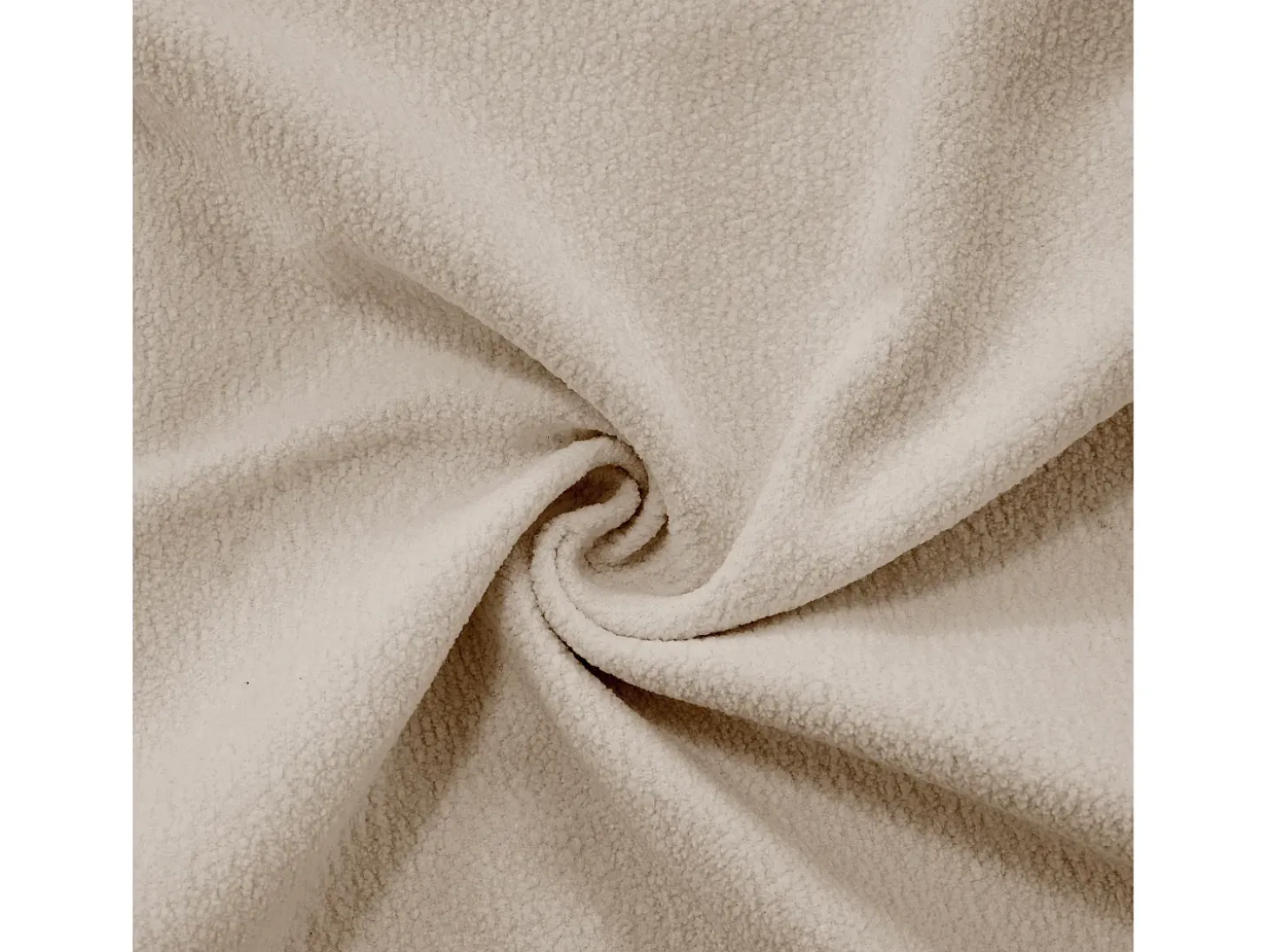 Sofá beige de 2 plazas - Sofá recto con 2 cojines lumbares y 2 cojines decorativos - chenilla