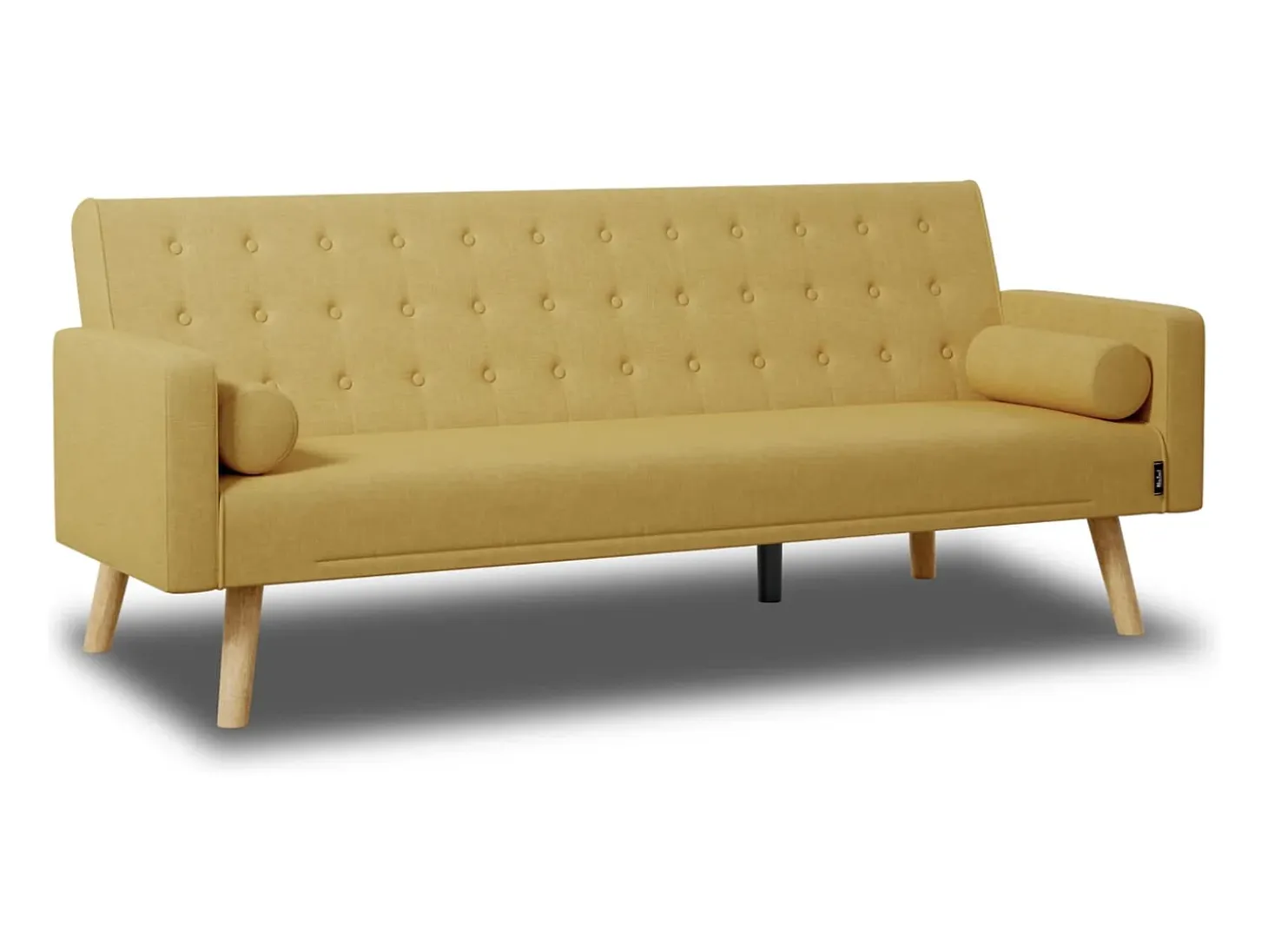 Sofá Cama One Dots Amarillo - Nalui