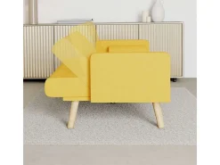 Sofá Cama One Dots Amarillo - Nalui