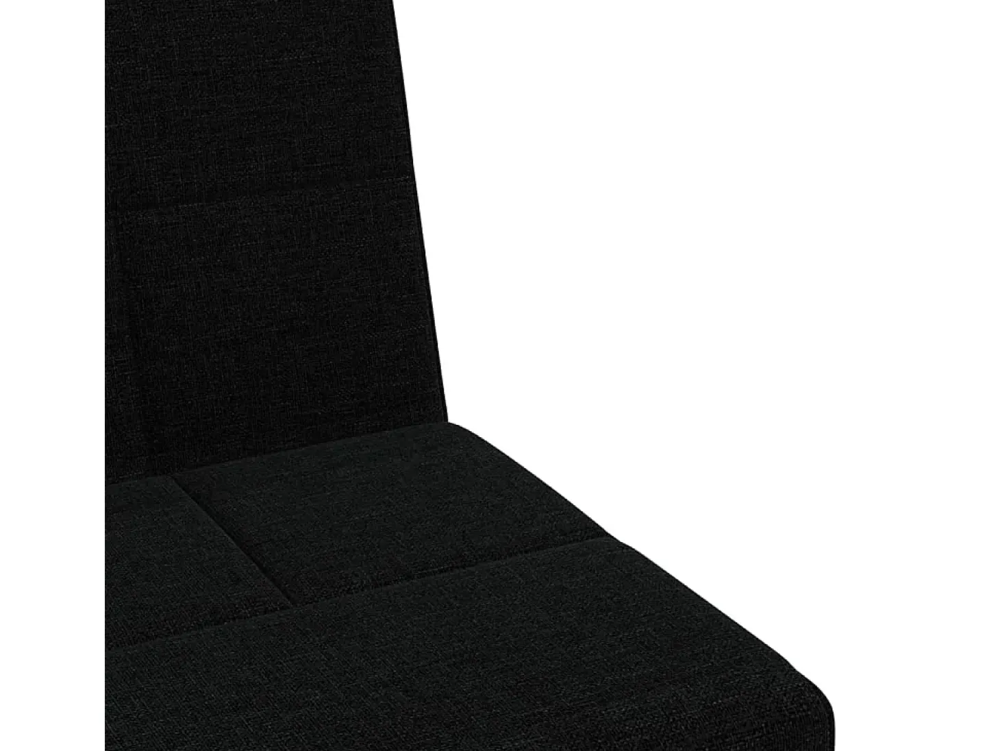 Sofá cama con portavasos tela negro