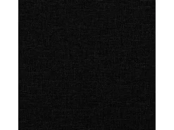 Sofá cama de 2 plazas con taburete tela negro