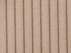 Sofá cama de 3 plazas de pana color topo láminas anchas - 22 cm LORETO
