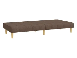 Sofá cama de 2 plazas tela gris taupe