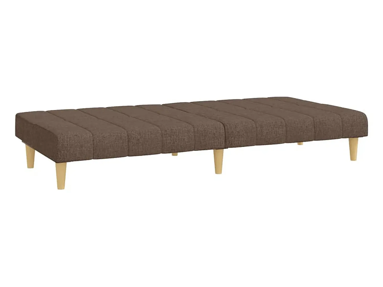 Sofá cama de 2 plazas tela gris taupe