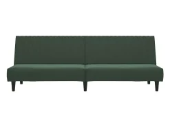 Sofá cama de 2 plazas terciopelo verde oscuro