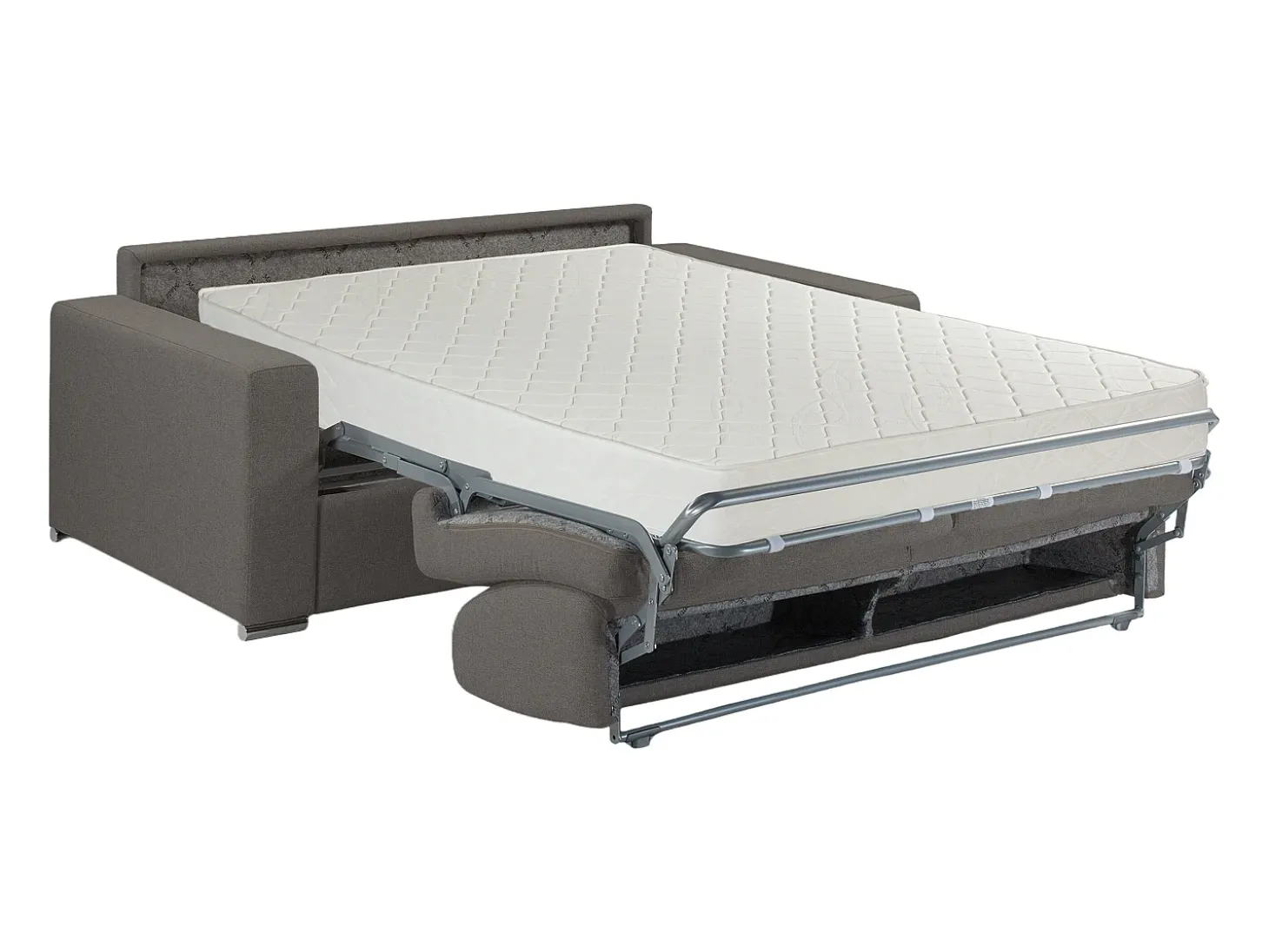 Sofá cama de apertura rápida 4p 22 cm tela - Color Antracita CALITO