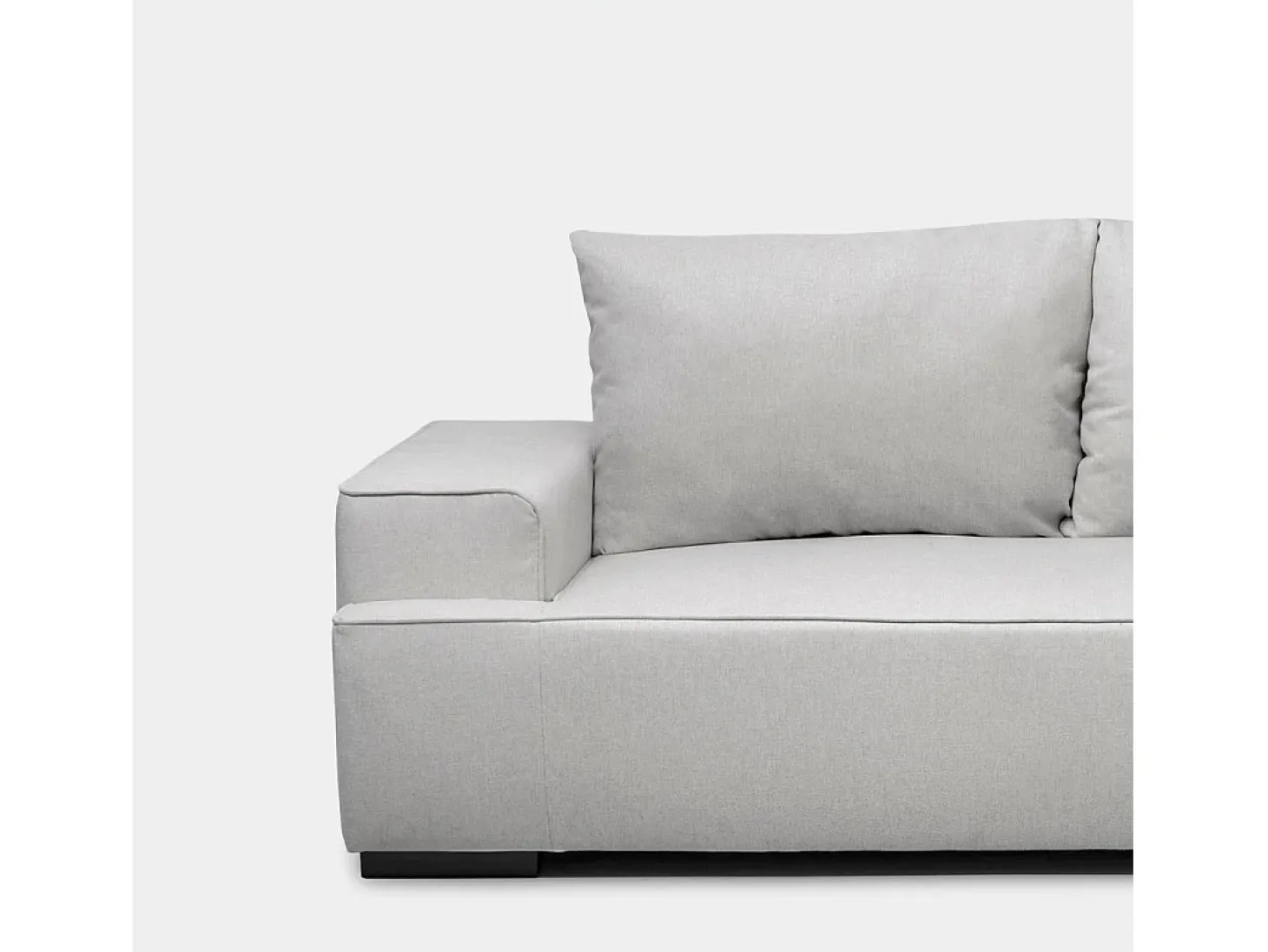 Sofá cama de Poliéster Gris 80 x 250- Alan