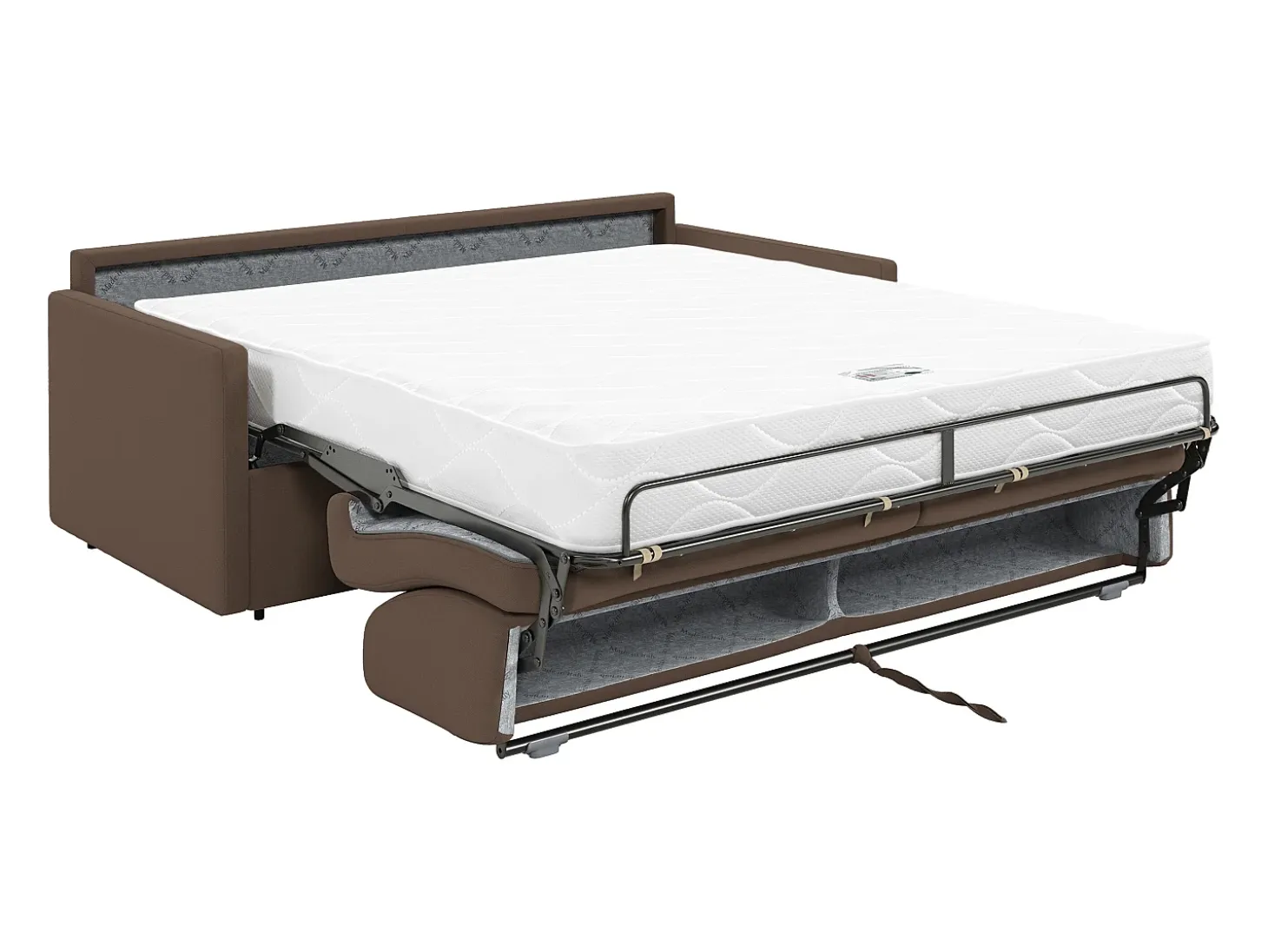 Sofá cama italiano 4p 18 cm tela - Color Gris CALIFE