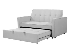 Sofá cama Izan Deluxe sistema clic clac gris 93x167x88 cm