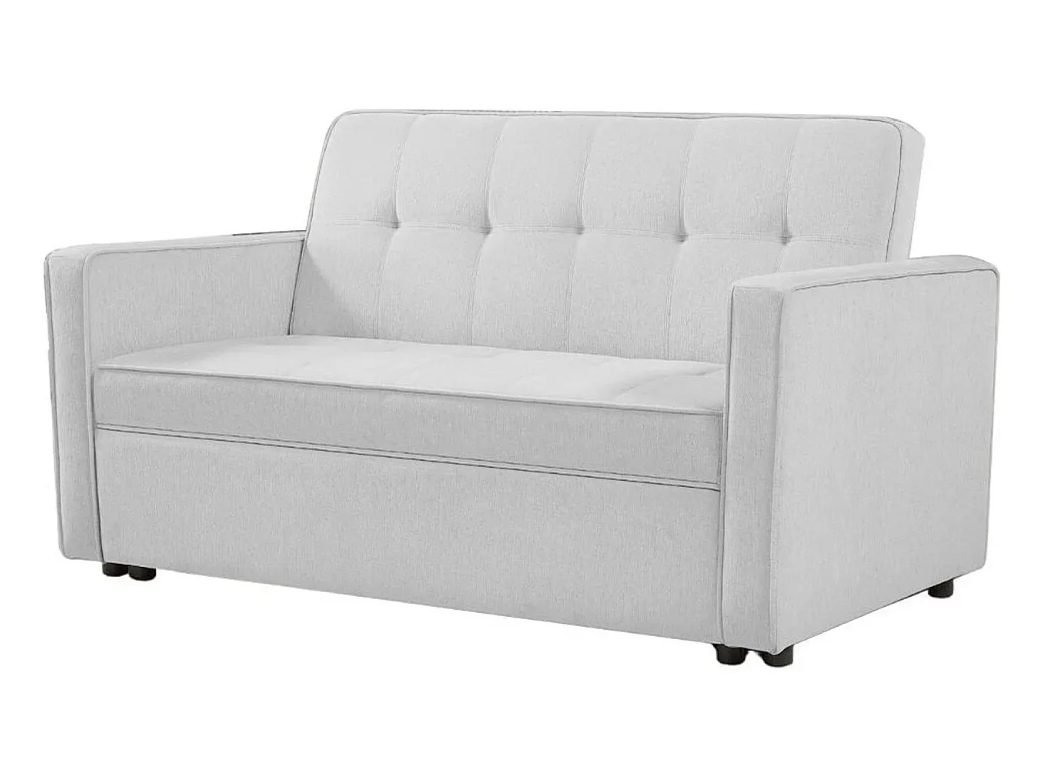 Sofá cama Izan Deluxe sistema clic clac gris 93x167x88 cm