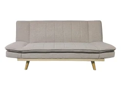Sofá cama Lounge sistema clic clac beige 91x189x89 cm Adec