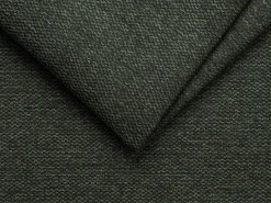 Sofá cama rinconera tipo italiano de tela verde pino Cama de 140 cm con lamas Colchón de 22 cm CALIFE