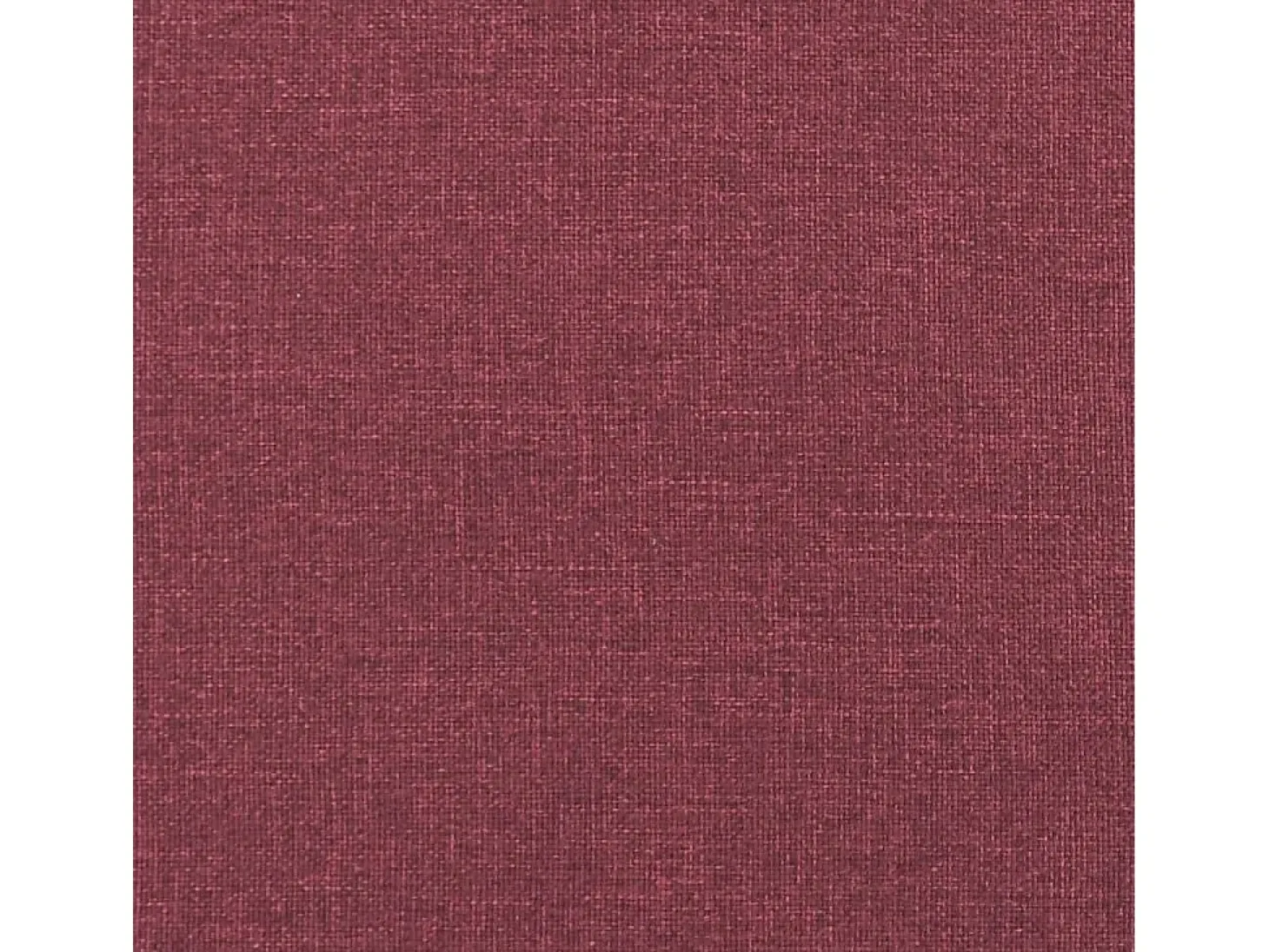 Sofá de 3 plazas con cojines tela rojo tinto 210 cm