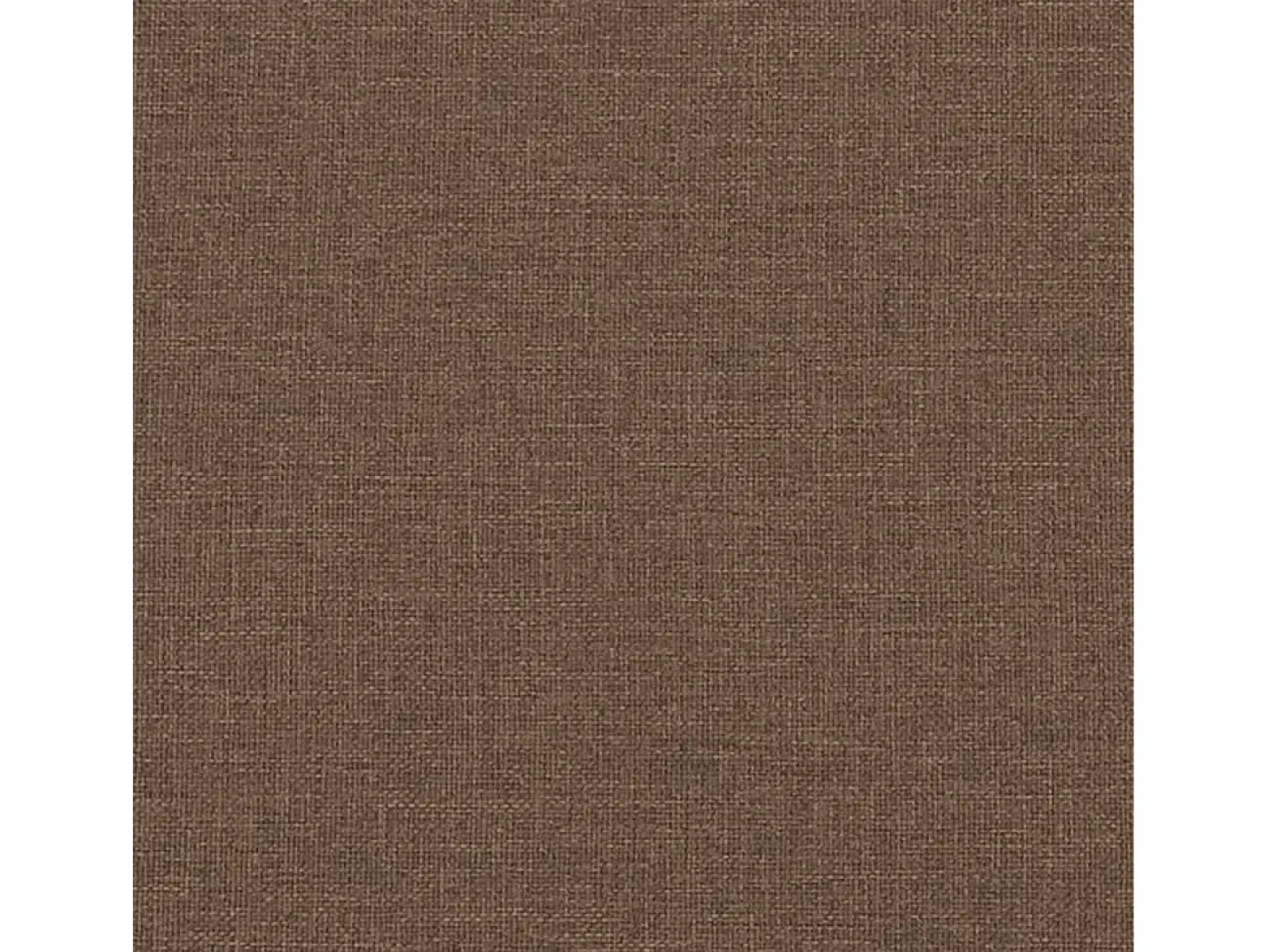 Sofá de 2 plazas con cojines tela marrón 120 cm