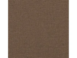 Sofá de 3 plazas con cojines tela marrón 180 cm
