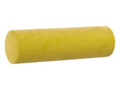 Sofá de 3 plazas con cojines terciopelo amarillo 180 cm