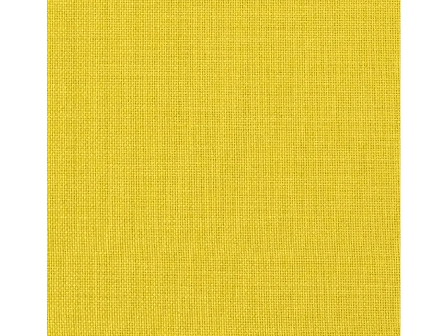 Sofá de 2 plazas con cojines tela amarillo claro 120 cm