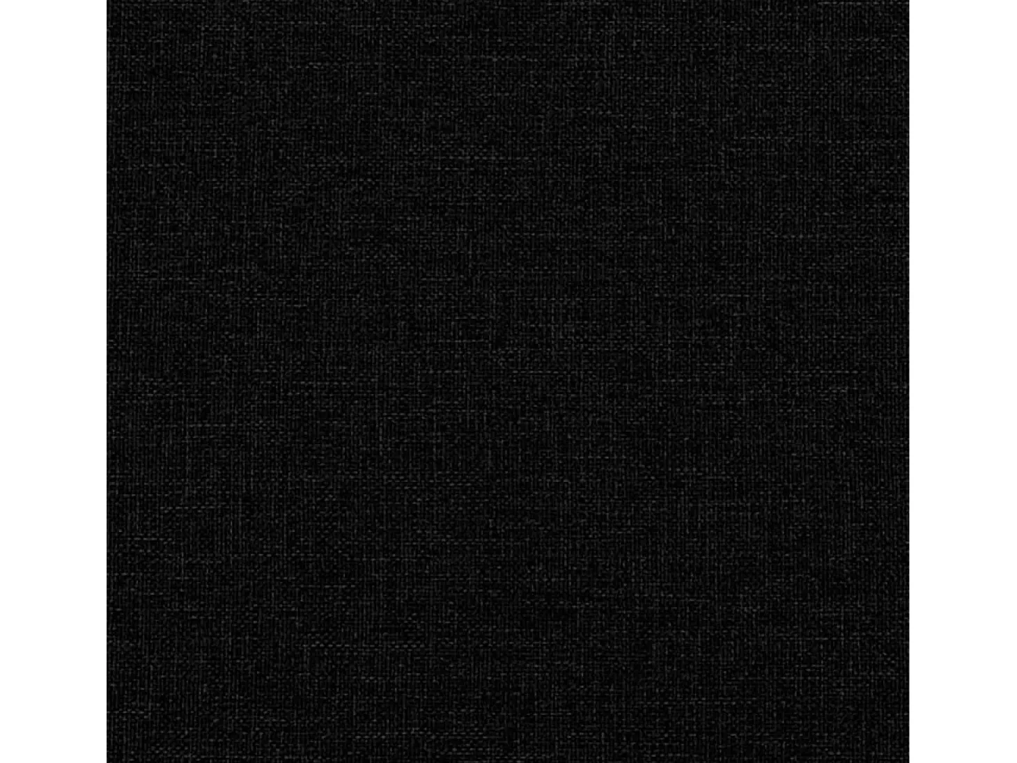 Sofá de 3 plazas con taburete de tela negro 180 cm