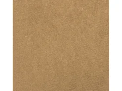 Sofá de 3 plazas con taburete de terciopelo marrón 180 cm