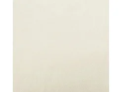 Sofá de 3 plazas con taburete de terciopelo crema 210 cm