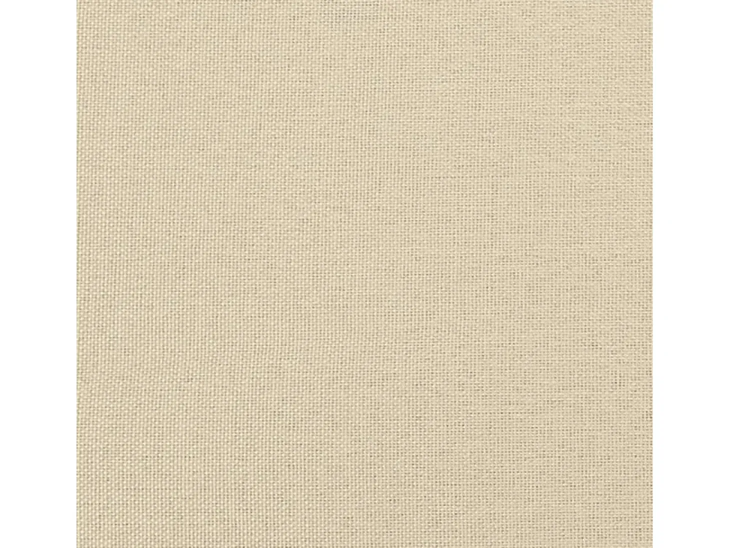 Sofá de 3 plazas con taburete de tela crema 180 cm