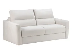 Sofá de 3 plazas convertible exprés tejido chenilla beige 13 cm DOVENA de Maison Céphy