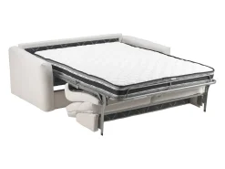 Sofá de 4 plazas convertible exprés tejido chenilla beige 16 cm DOVENA de Maison Céphy