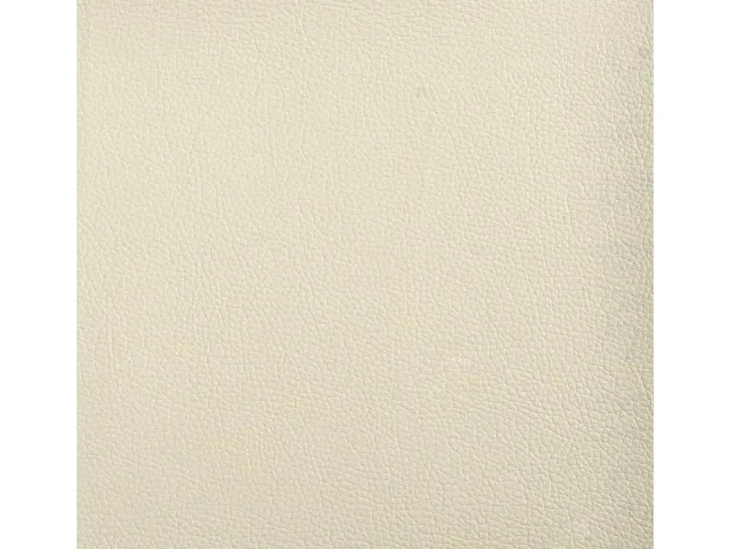 Sofá de 3 plazas de cuero sintético color crema 180 cm