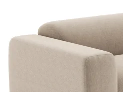Sofá de 4 plazas de pana beige estilo design POGNI de Maison Céphy