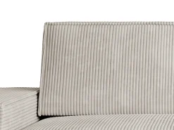 Sofá de 3 plazas de pana beige design AMELIA