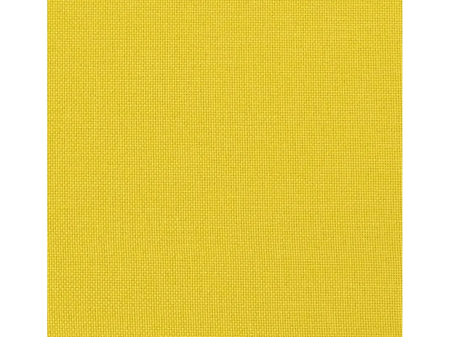Sofá de 2 plazas de tela amarillo claro 120 cm