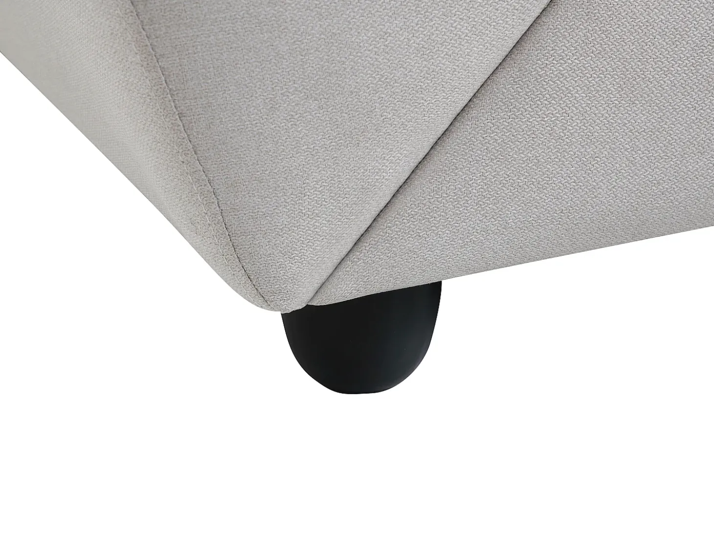 Sofá de 2 plazas de tela beige estilo contemporáneo MANOA