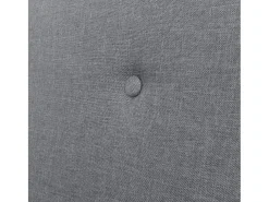 Sofá de 3 plazas de tela gris claro