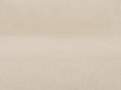 Sofá de 2 plazas de terciopelo color beige acanalado NOUMARA