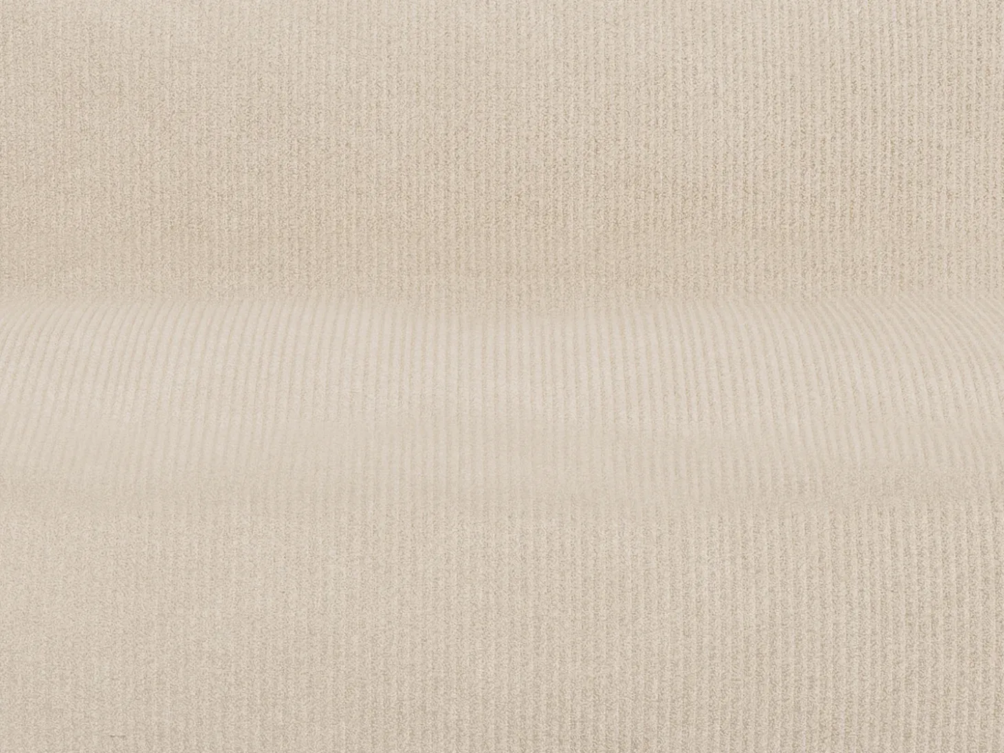Sofá de 2 plazas de terciopelo color beige acanalado NOUMARA