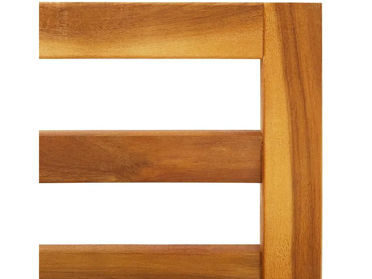 Sofá de esquina seccional y cojín blanco crema madera de acacia