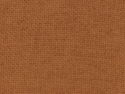 Sofá de ángulo reclinable en tela texturizada terracota APOLIU