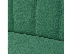 Sofá de tela verde 117x55,5x77 cm