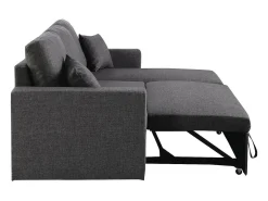 Sofá esquinero convertible "Alain" - 3 plazas - Gris