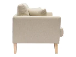 Sofá nórdico 2 plazas desenfundable tejido beige OSLO