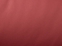 Sofá reclinable de 2 plazas AROMA en piel de vacuno roja