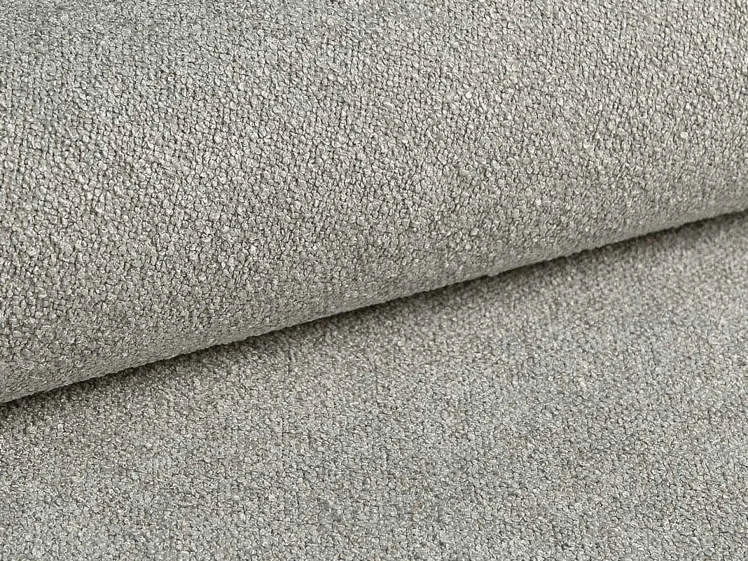 Sofá rinconera derecha de tela gris claro 4 plazas FRIDORA