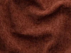 Sofá rinconera derecha en tela texturizada terracota DAVISO