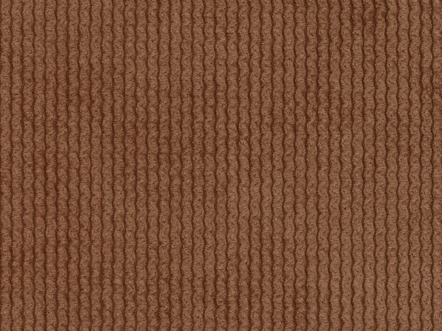Sofá rinconera izquierda de pana terracota POGNI de Maison Céphy