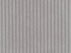 Sofá rinconera reversible de pana gris claro NESSARO