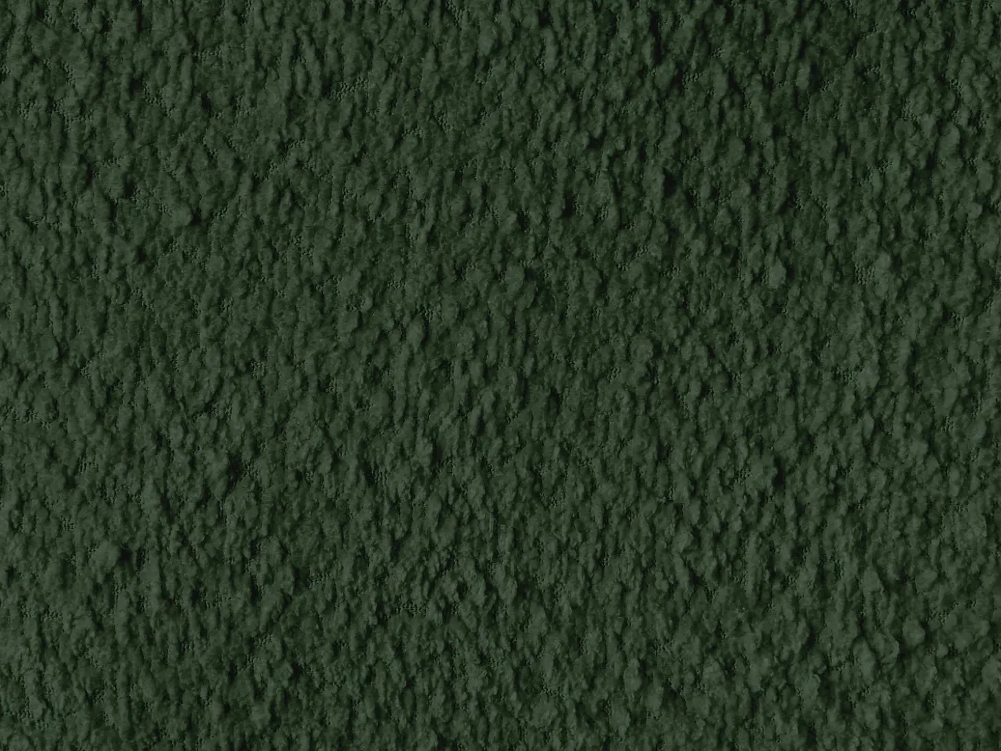 Sofá rinconera reversible convertible en tela de bucle verde ISSORO