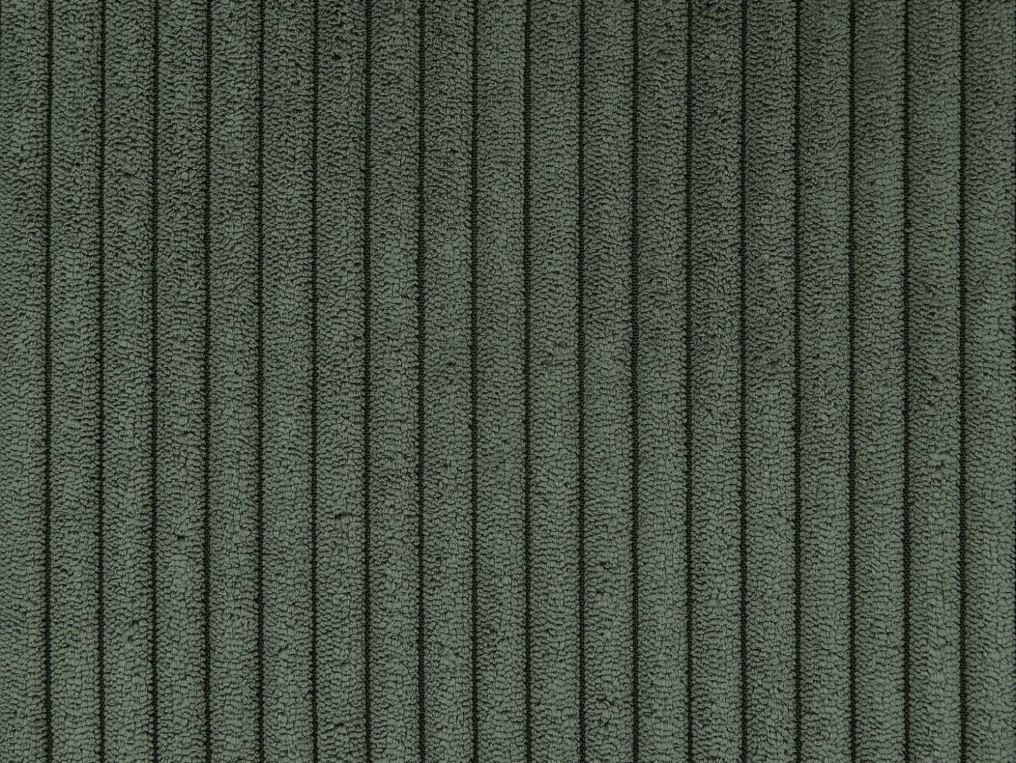 Sofá rinconera reversible de pana verde SPERONE de Pascal Morabito